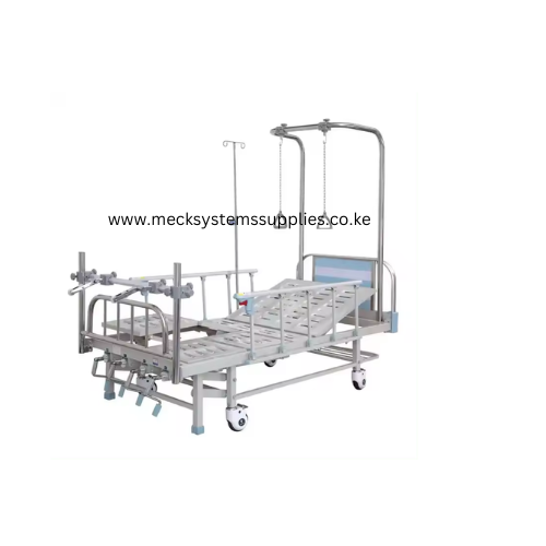 Steel Frame Adjustable Promotion Price Orthopaedics Hospital Bed Medical Multifunctional Lumbar Traction Bed